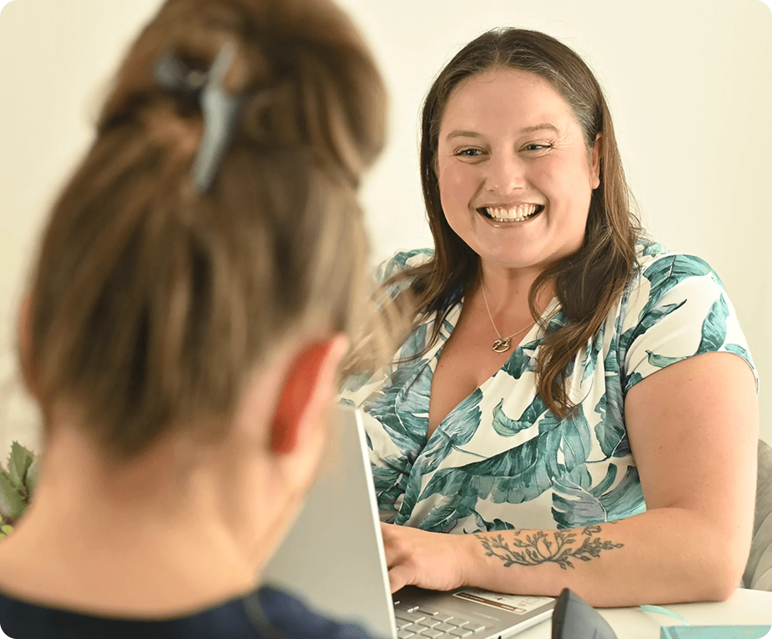 Practical Solutions for Busy Business Owners An image of Kayleigh with another person