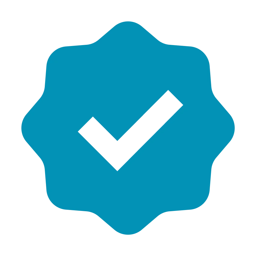 ix_certificate-success-filled A check inside a stamp