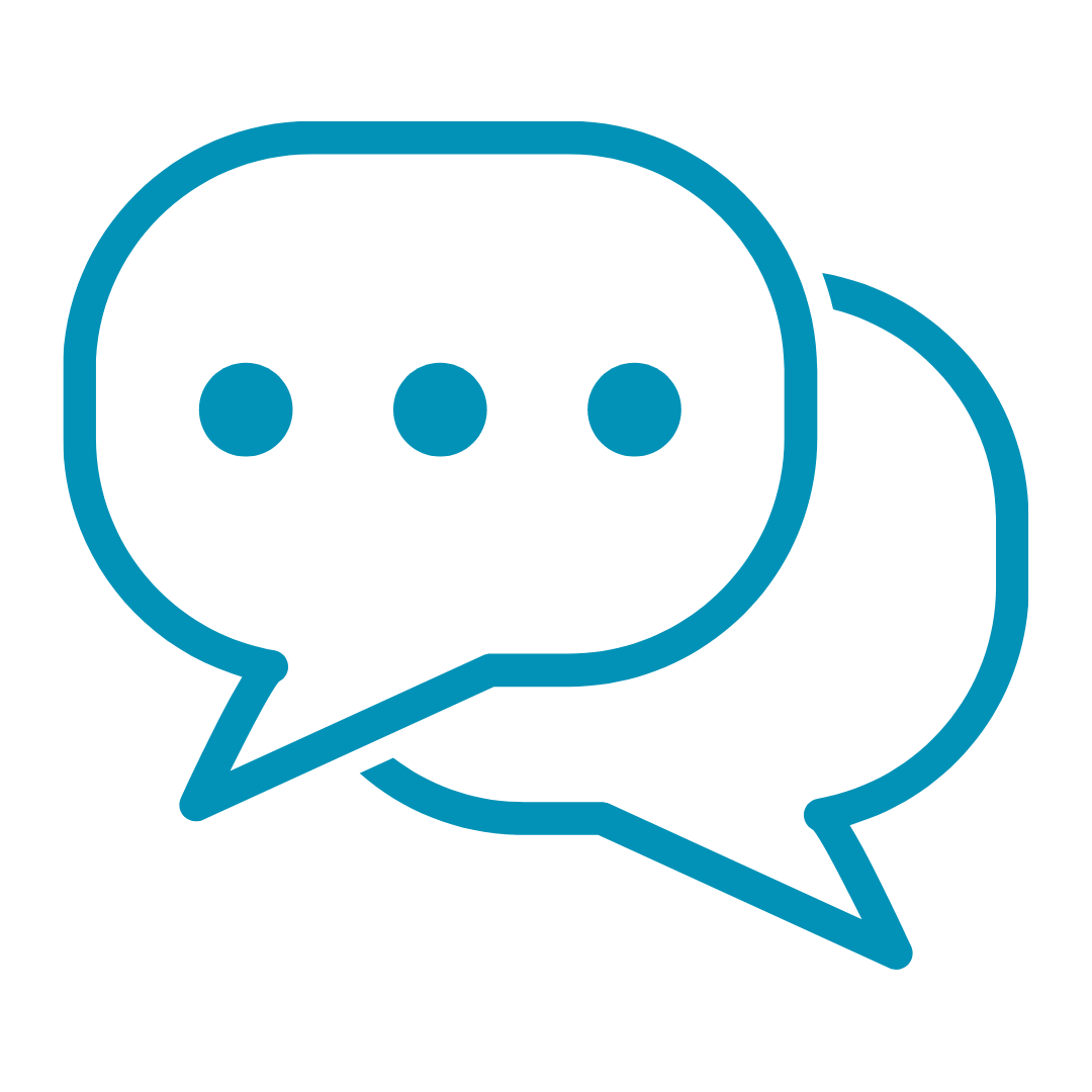 Poor communication A check icon